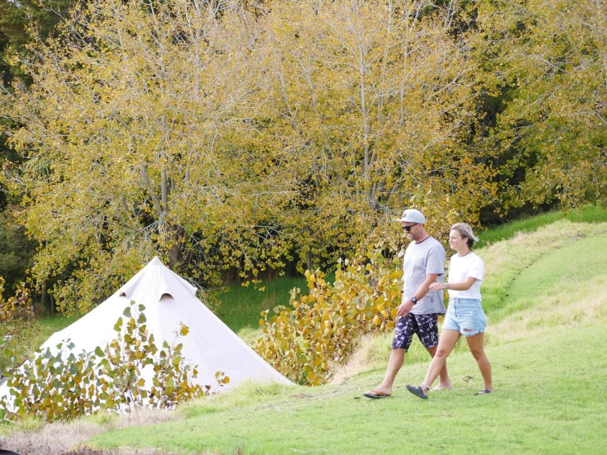 Aotearoa Surf Eco Pods Hotel Te Arai Eksteriør billede