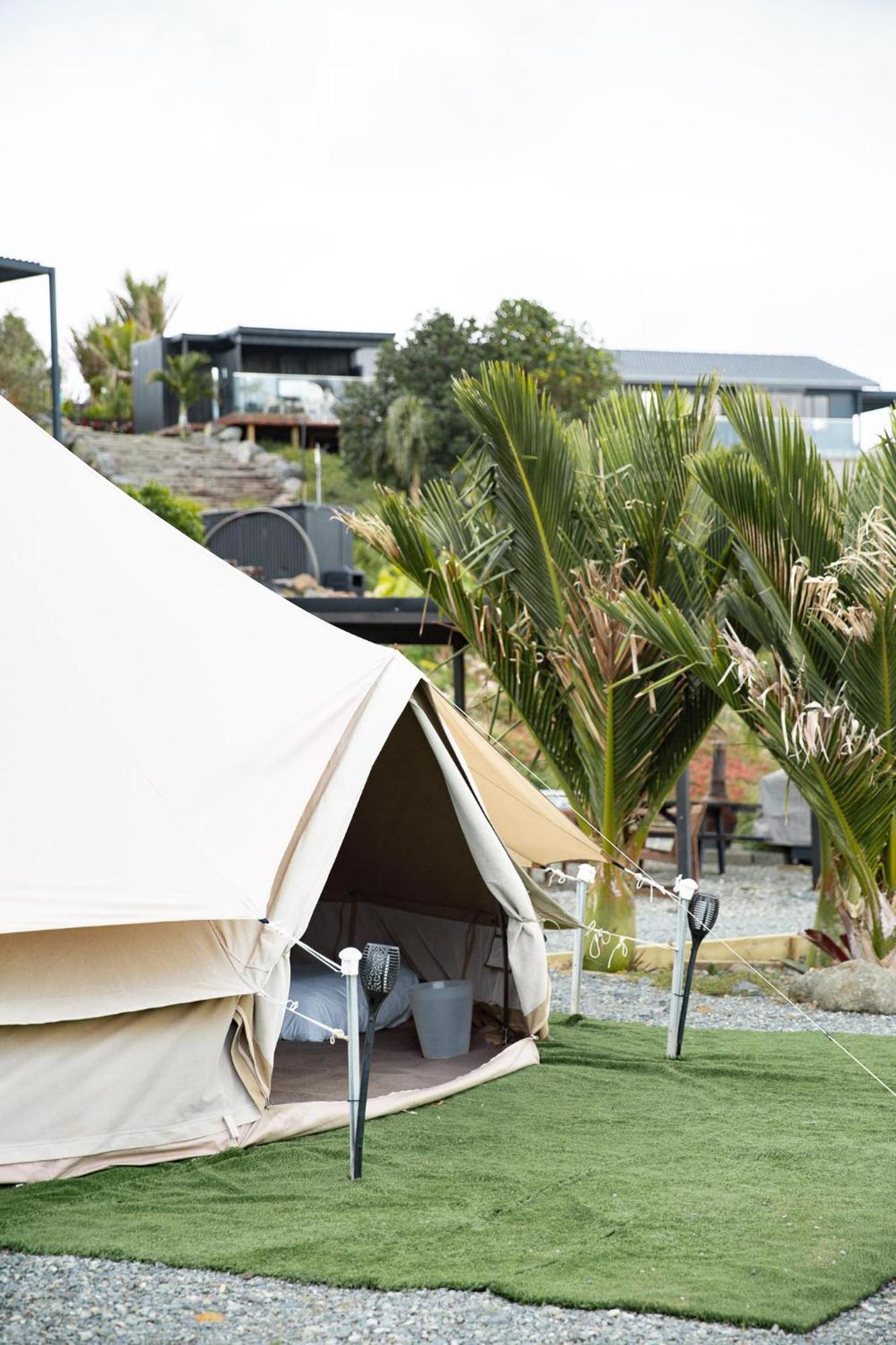 Aotearoa Surf Eco Pods Hotel Te Arai Eksteriør billede