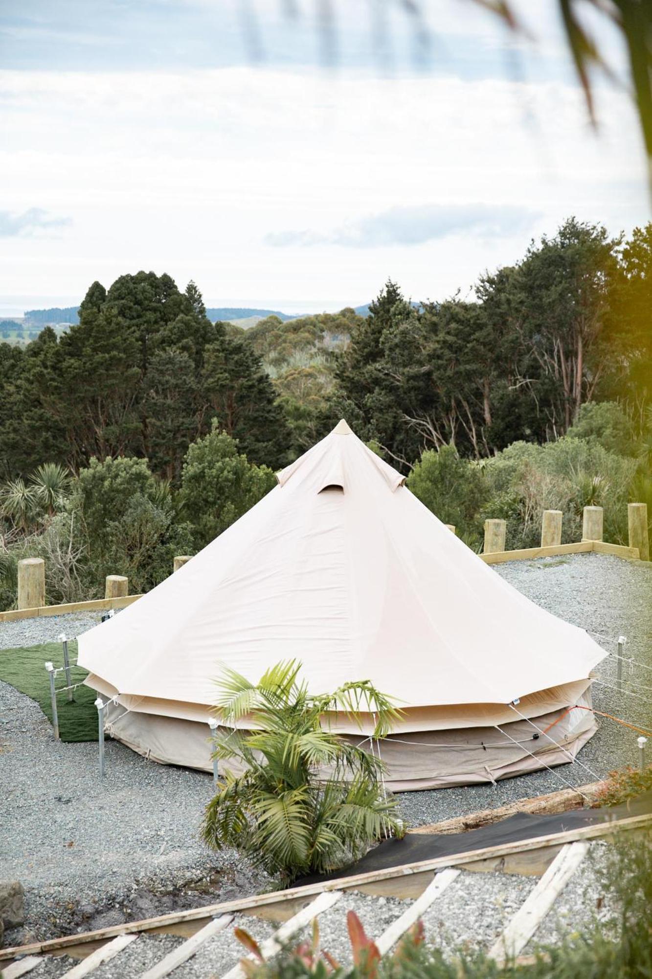 Aotearoa Surf Eco Pods Hotel Te Arai Eksteriør billede