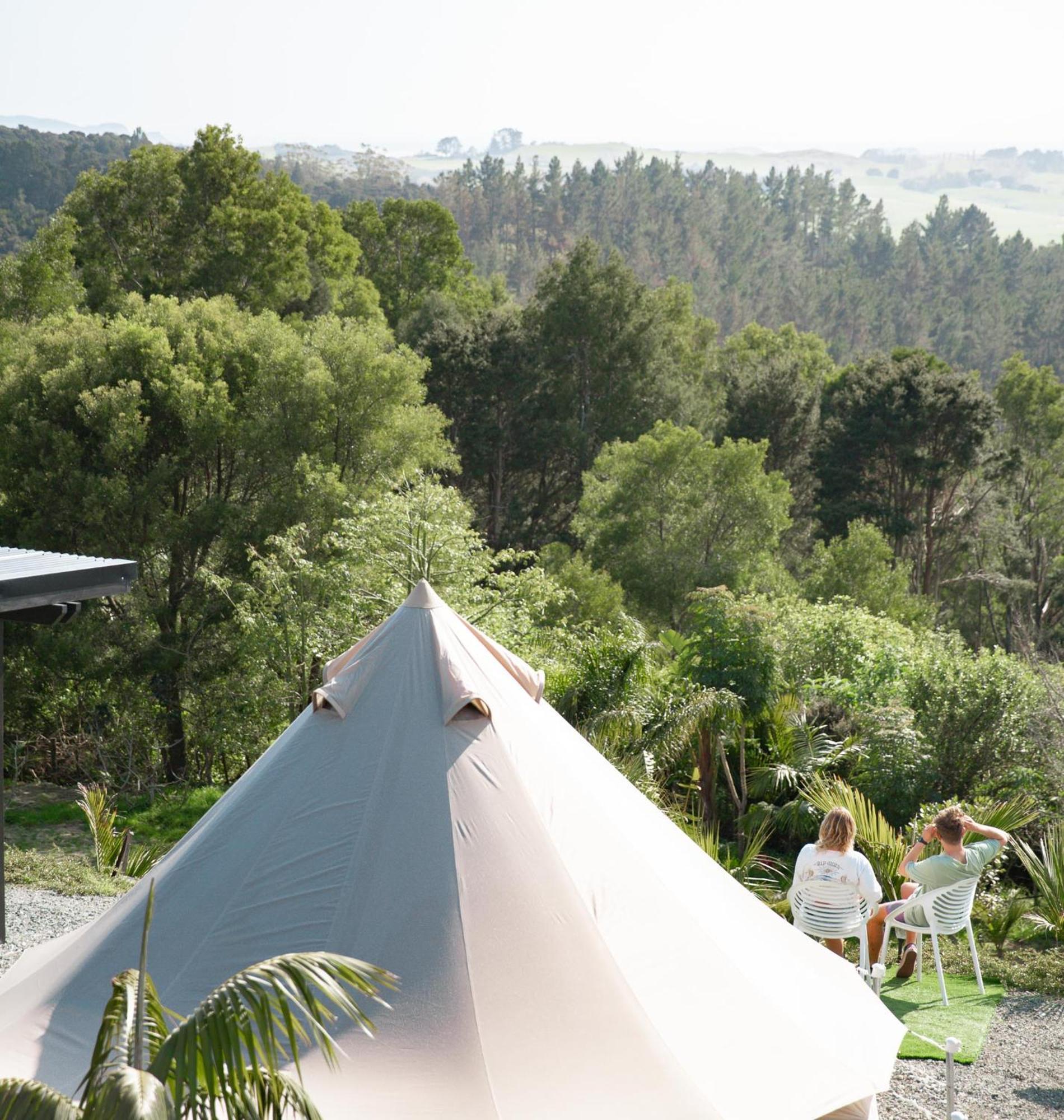 Aotearoa Surf Eco Pods Hotel Te Arai Eksteriør billede