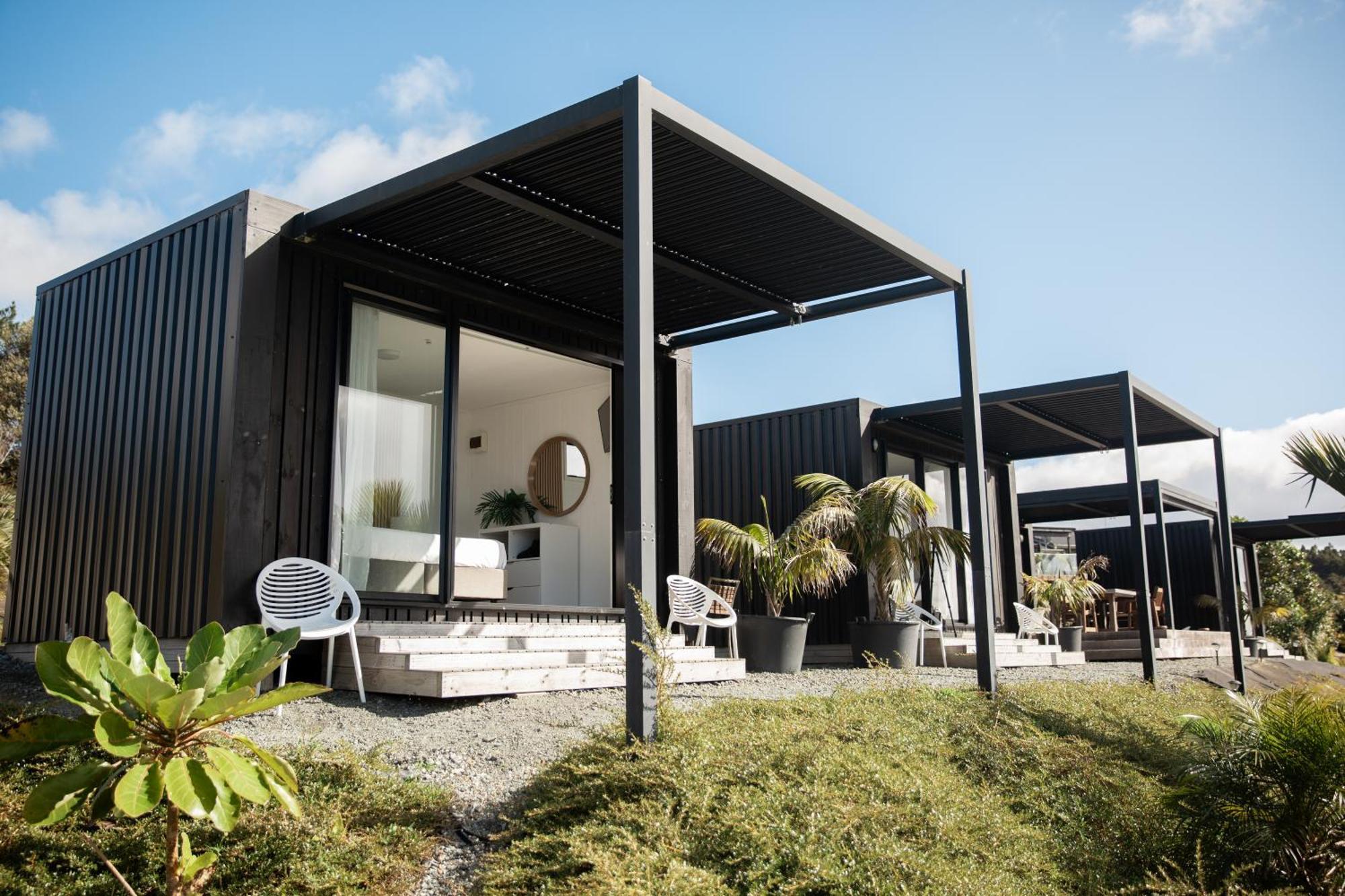 Aotearoa Surf Eco Pods Hotel Te Arai Eksteriør billede