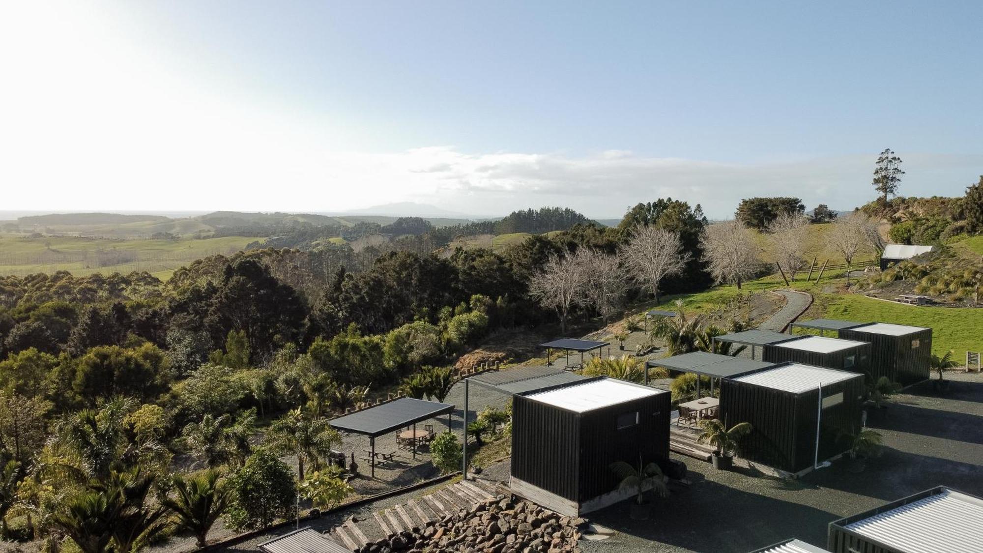 Aotearoa Surf Eco Pods Hotel Te Arai Eksteriør billede